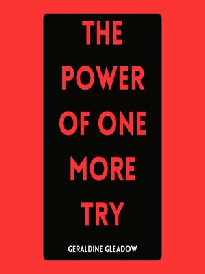 cover image of The Power of One More Try